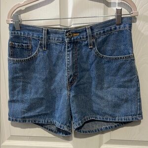 Levi's Blue Jean Shorts High-Waisted Relaxed Fit